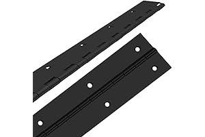 20" Piano Hinge, Heavy Duty, Stainless Steel with Holes