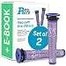 Filter Replacements for Dyson V6, V7, V8, DC58, DC59, DC61, DC62, Animal - Includes Bonus E-Book - Replaces Part DY-965661-01 - 2-Pack
