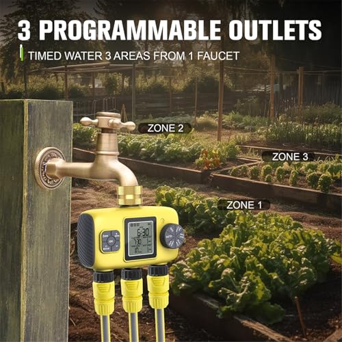 Minuteur d'eau intelligent programmateur irrigation automatique jardin
