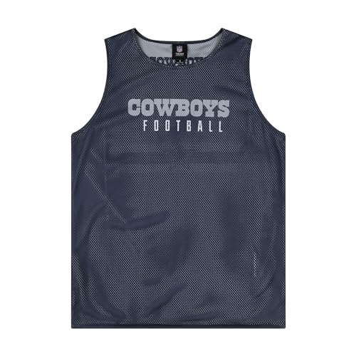FOCO Dallas Cowboys NFL Mens Two-Tone Reversible Mesh Tank Top - Size 2X-Large