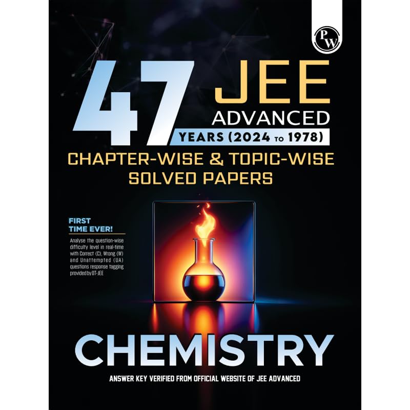Buy PW 47 Years Chemistry Chapterwise and Topicwise Solved Papers PYQ ...