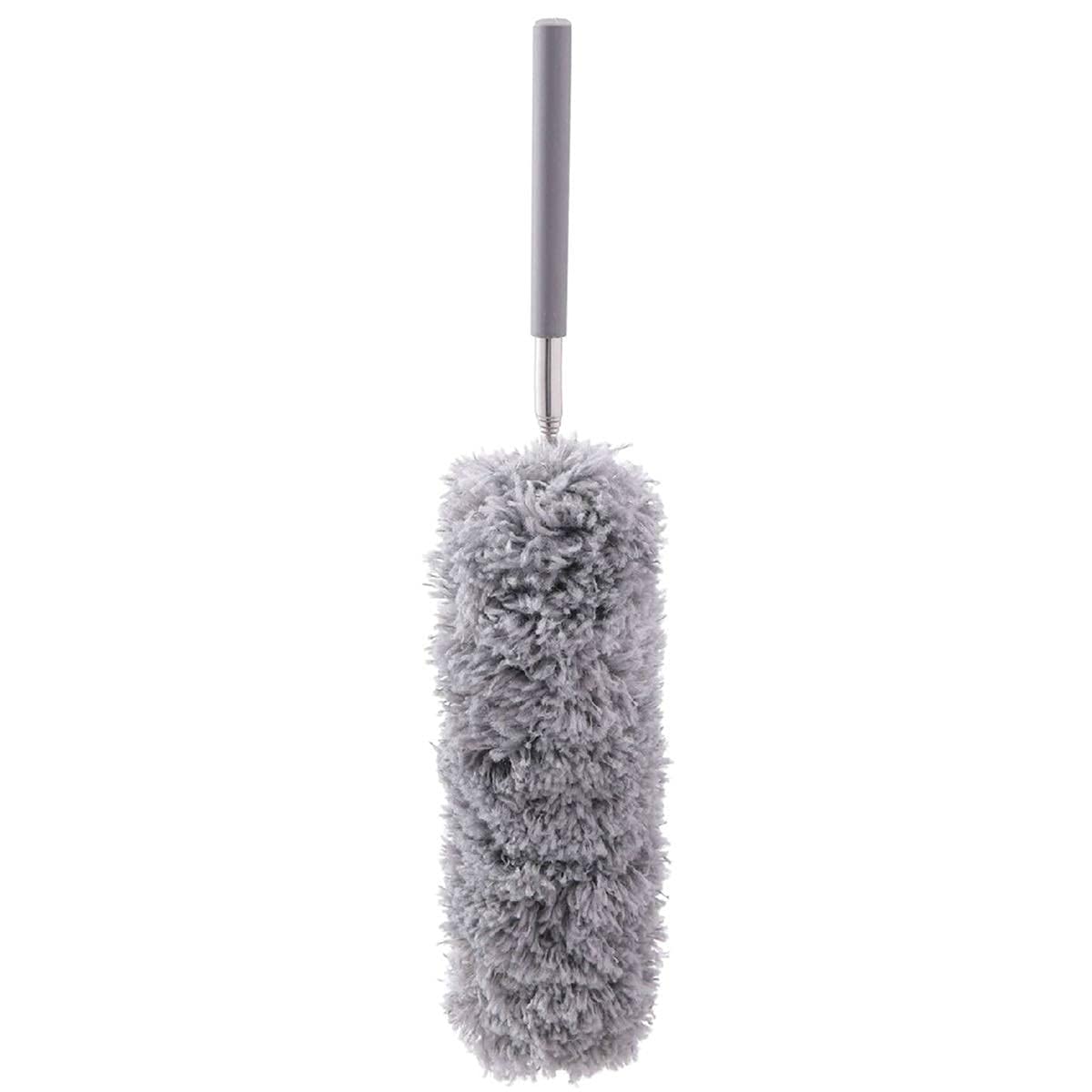 BAtlam Strumento di inclinazione dello spolverino per spolverare Spolverino per spolverare per la Pulizia della casa Spolverino per spolverino per Auto Spolverini di Piume (35x83cm|Grigio)