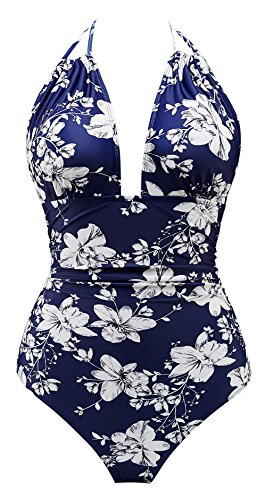 B2prity Women's One Piece Swimsuits Tummy Control Swimwear