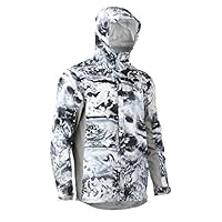 Algopix Similar Product 16 - Huk Mens CYA Camo Packable Rain Jacket