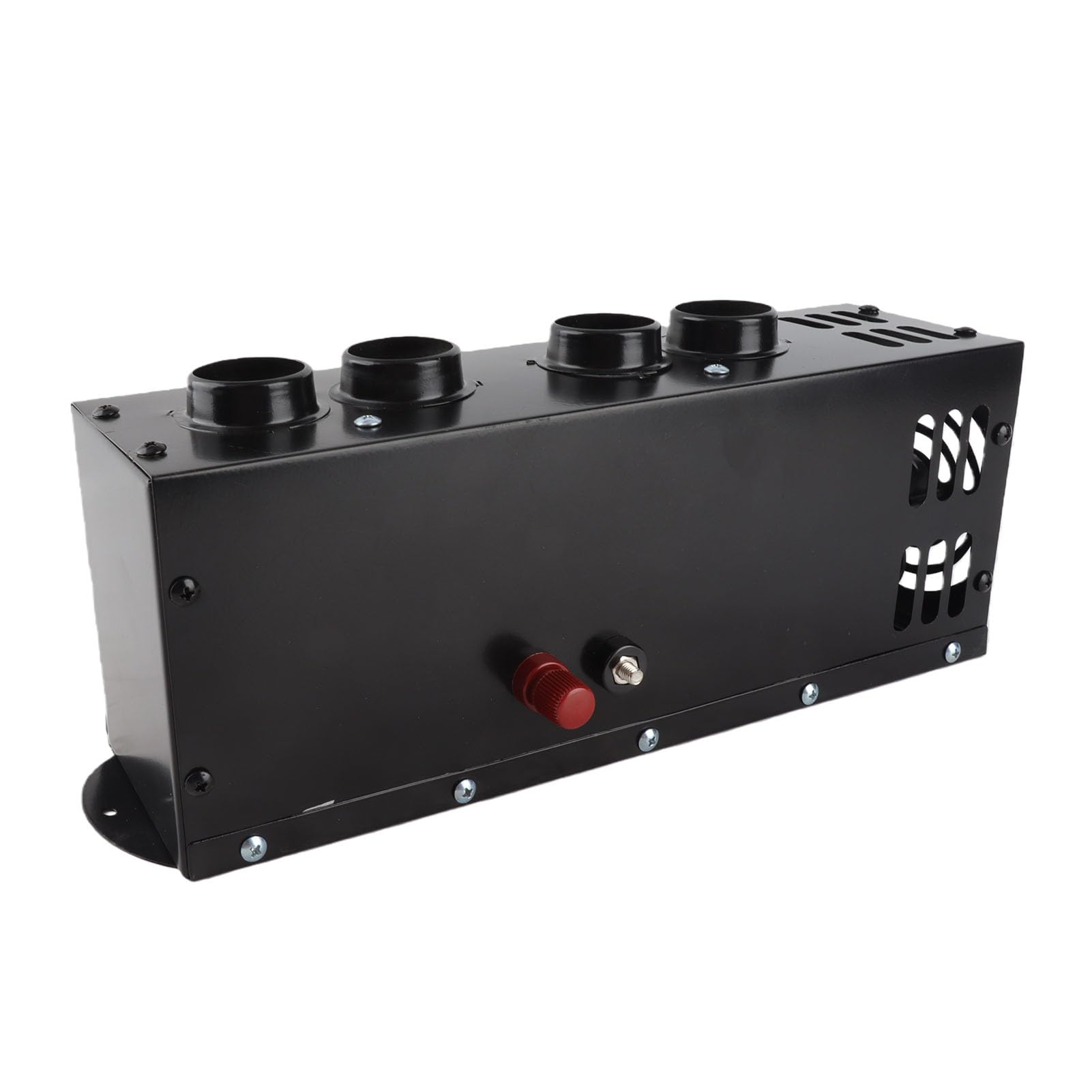 800W 12V Grzejnik Samochodowy Silny Wiatr 4 Wyloty Powietrza Ciepły Wentylator Chłodzący do Pojazdu Camping Piesze Wycieczki żelazna Folia Aluminiowa 1 Zestaw