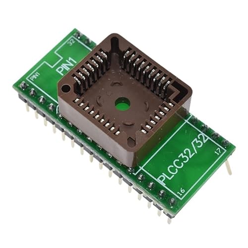 VCALDGFZ PLCC32 to DIP32 PLCC44 to DIP40 USB All Programmer IC Adapter Tester Socket for TL866CS TL866A EZP2010 G540 SP300(PLCC32)