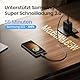 INIU 65W USB C Ladegerät, GaN Ⅱ 2-Port USB C-USB A Netzteil Steack Adapter GaN II Tech Schnellladegerät Charger, Kompakt Platzsparend, für MacBook iPad Pro/Air, iPhone 15 14 13 Pro Max, Galaxy S23 usw