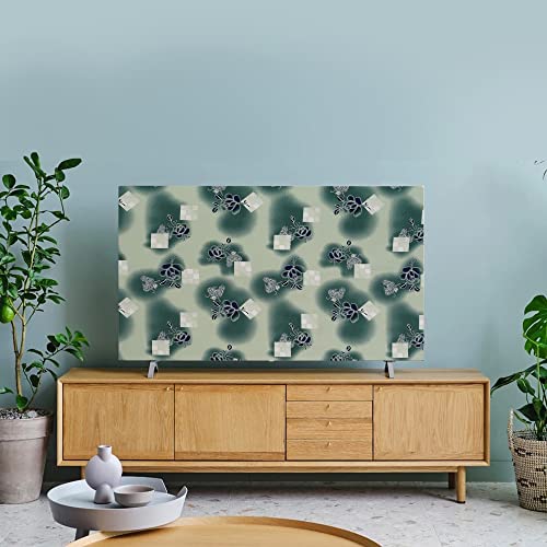 Image of Glassiano Marigold Dustproof Printed 32 inch LED TV Cover Screen Protector Compatible for All Models, Print 38