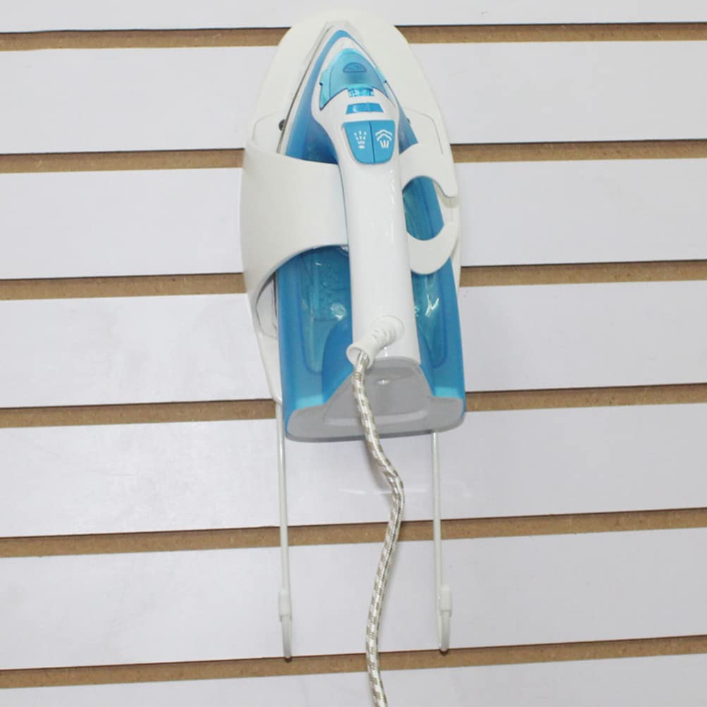 Cabilock Ironing Board Shelf Electric Iron Stand Two-in-one Iron Holder Wall-mounted Ironing Board Hanger