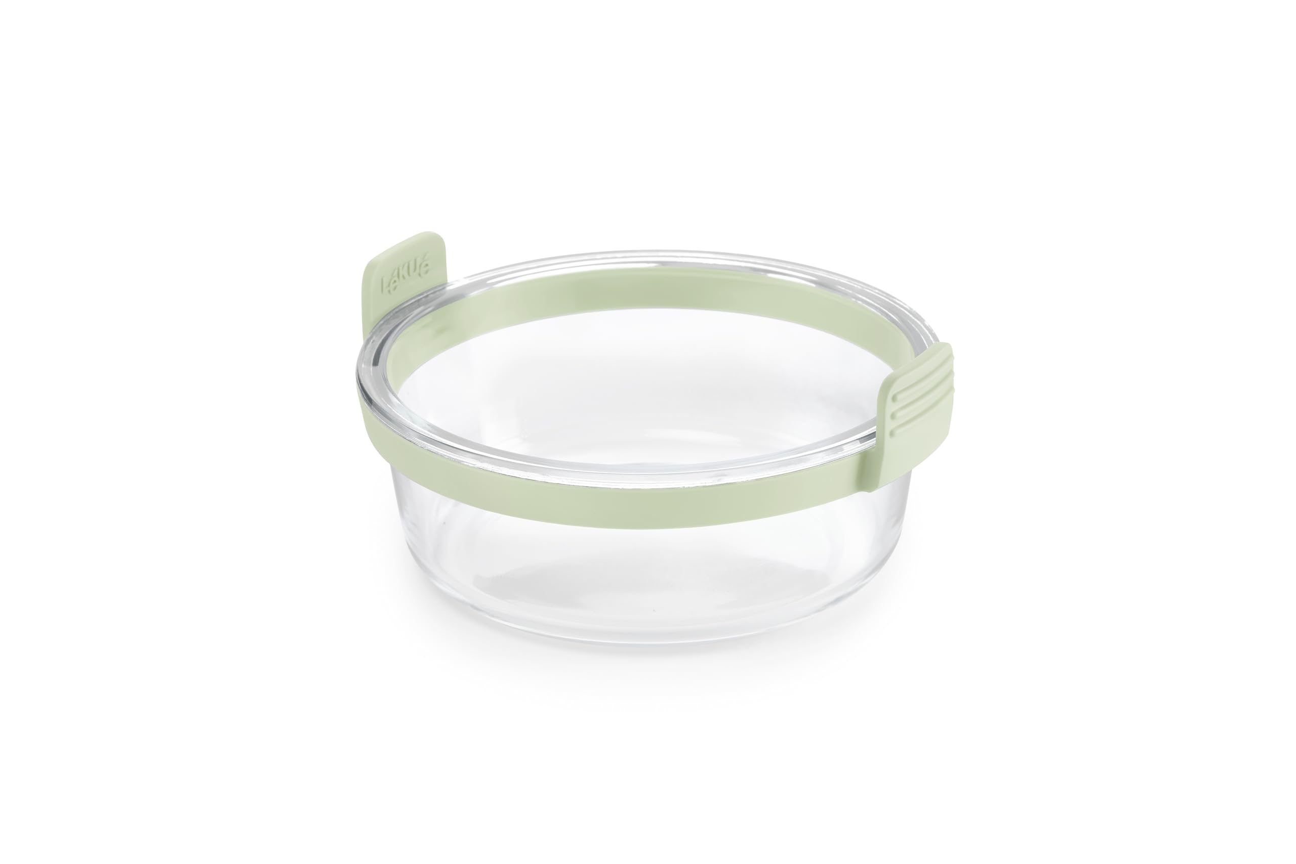 Lékué Cesta redonda de vidrio transparente para Air Fryer