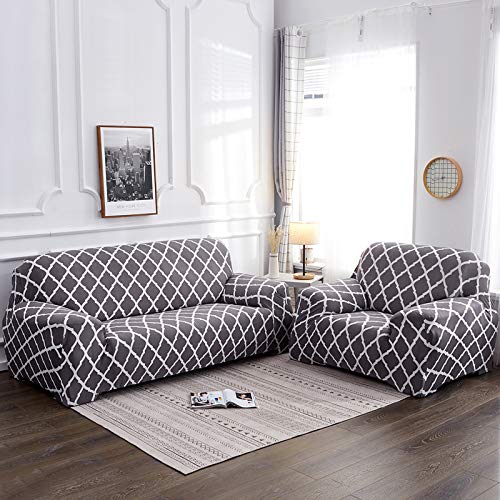 F Loveseats de 145-185cm: funda protectora ajustable para actualizar el estilo de tu sala de estar. 7