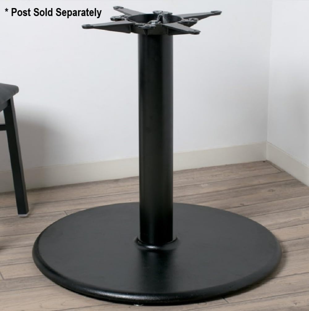 Soro Essentials- 18” Cast Iron Restaurant Cross Table Spider Base Only- Fits 3