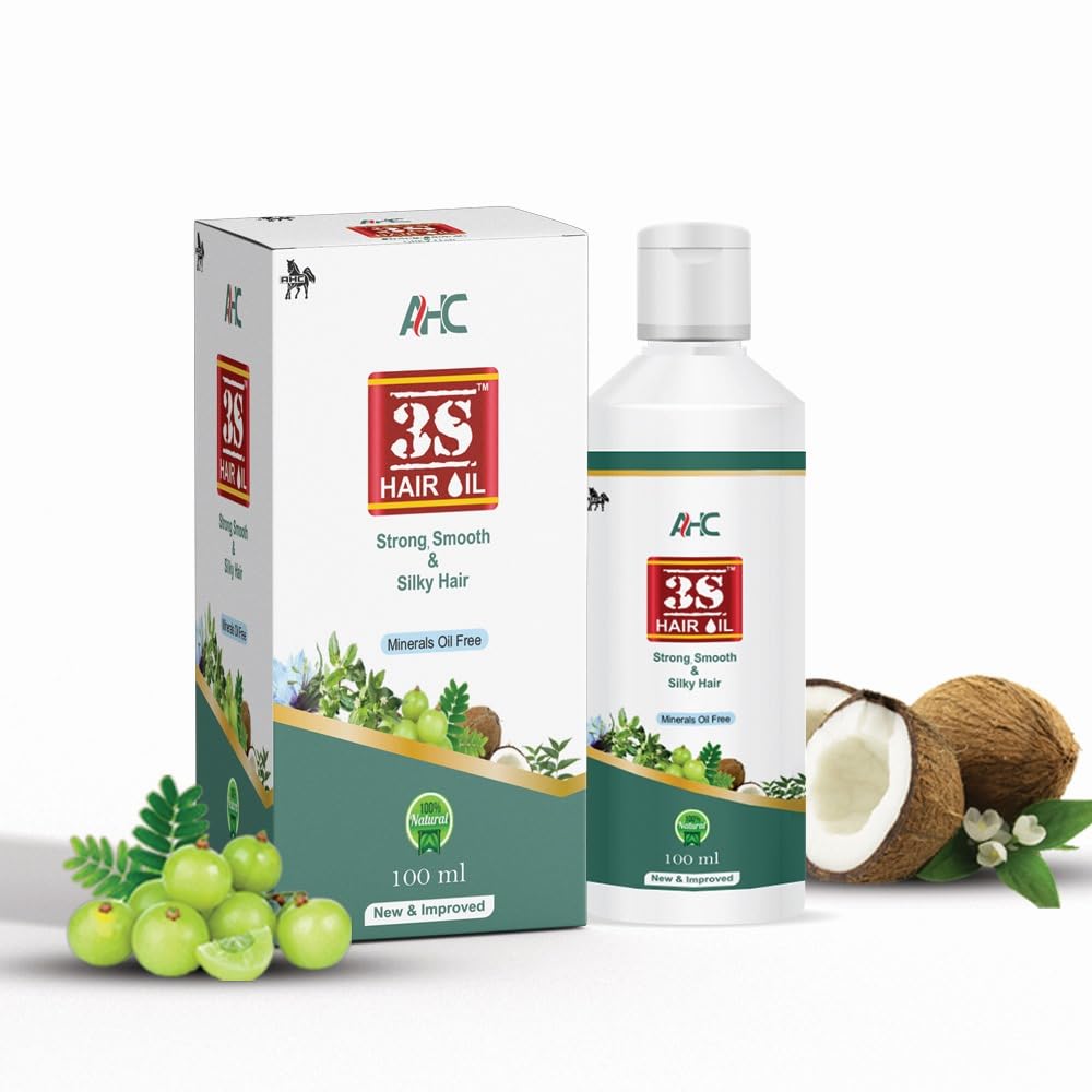 3S Ayurvedic Hair Oil | 21 Herbal Ingredients for Hair Growth, Hair Fall Control & Shiny Hair | Natural & Chemical-Free-image-46