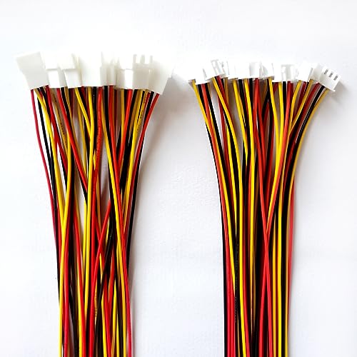 Set de 15 conectores JST XH 2.54mm 3 pines con cable 20cm miniatura 3