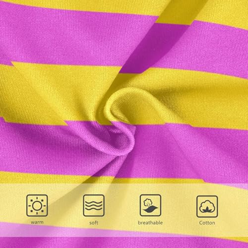 Yellow Pink Stripe Toddler Girls's Underwear 2T3