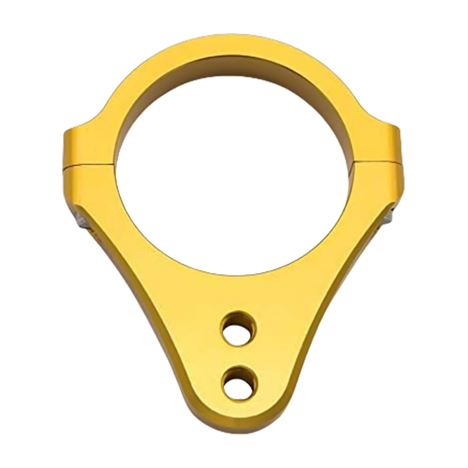 Staffa Ammortizzatore Di Sterzo In Alluminio CNC Per Moto – Morsetto 60 Mm, Montaggio LED, Argento