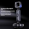 Coverzone Alüminyum Alaşımlı Şarjlı Vakumlu – DJI Osmo Pocket 3 ile Uyumlu Aksiyon Kameraları için Araba Çekim Braketi – Ayarlanabilir Açılar, Güçlü Emiş ile Düz Yüzeylerde Sabit Çekim | DJ-3
