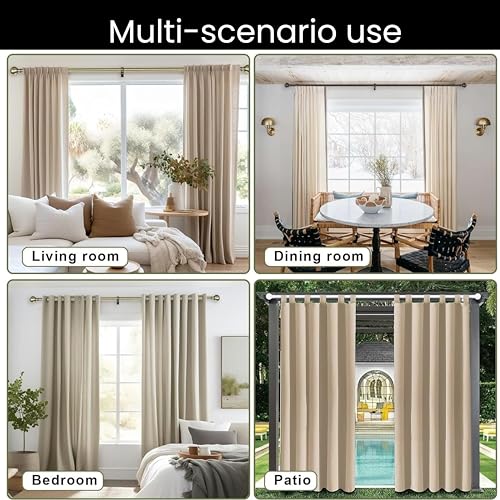 Image of Stainless Steel Curtain Rod | Silver & Chrome Finish | Anti-Rust | Sturdy & Durable | Multipurpose | SS Pipes for Door, Window, Shower, Home and Office (5 pipe, 4.5ft)