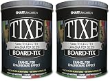 TIXE BOARD-TIX SMALTO EFFETTO LAVAGNA PER GESSI, NERO, 1 Litro (Confezione da 2)