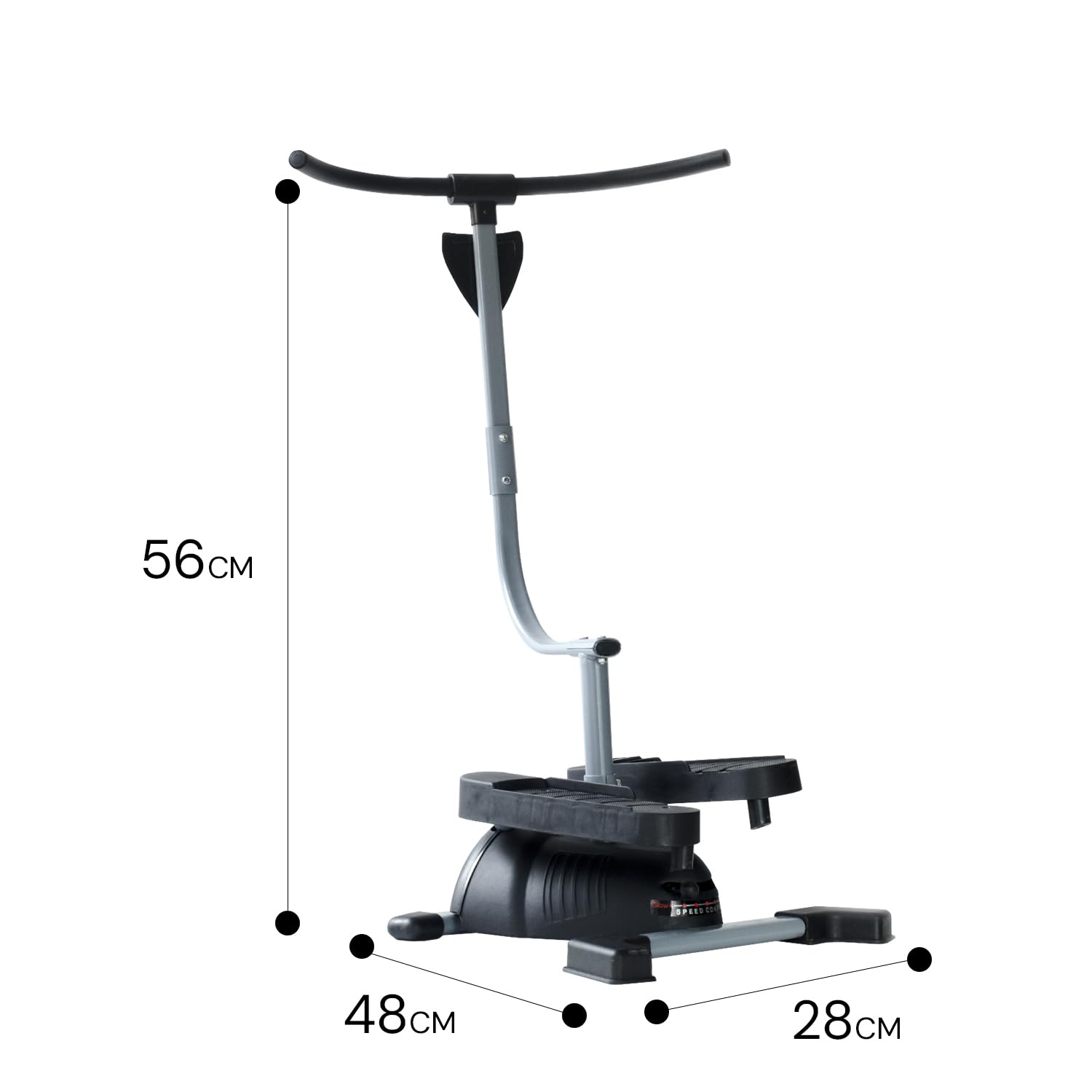 Stepper Fitness Cardio Twister | Exercices Fessiers, Jambes, Taille, Abdominaux et Bras | Ave Écran LED | Faire de l'exercice à la Maison | Poids Maximum 120Kg | Fitness