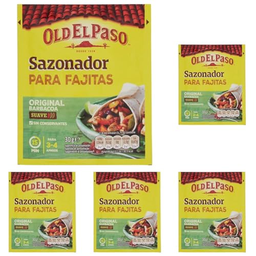 Old El Paso, Fajita Seasoning Mix, 30g (Confezione da 5)