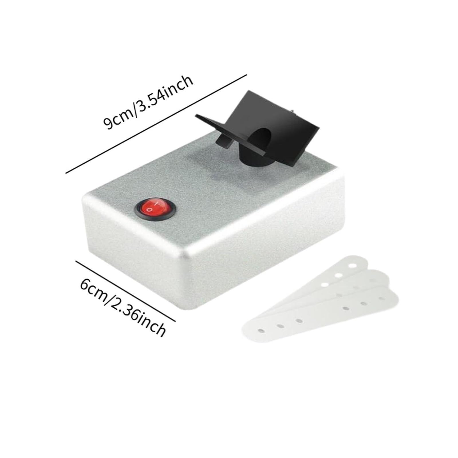Laborrührer, Tragbarer Nagellack- und Tintenmischer for Gel Aquarell(Silver)