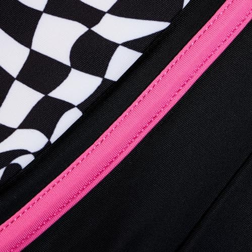 Speedo Girls' One Piece Racerback Swimsuit - Thick Strap Printed for Swimming