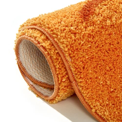Tapete corredor naranja de microfibra 16 x 47 in miniatura 6