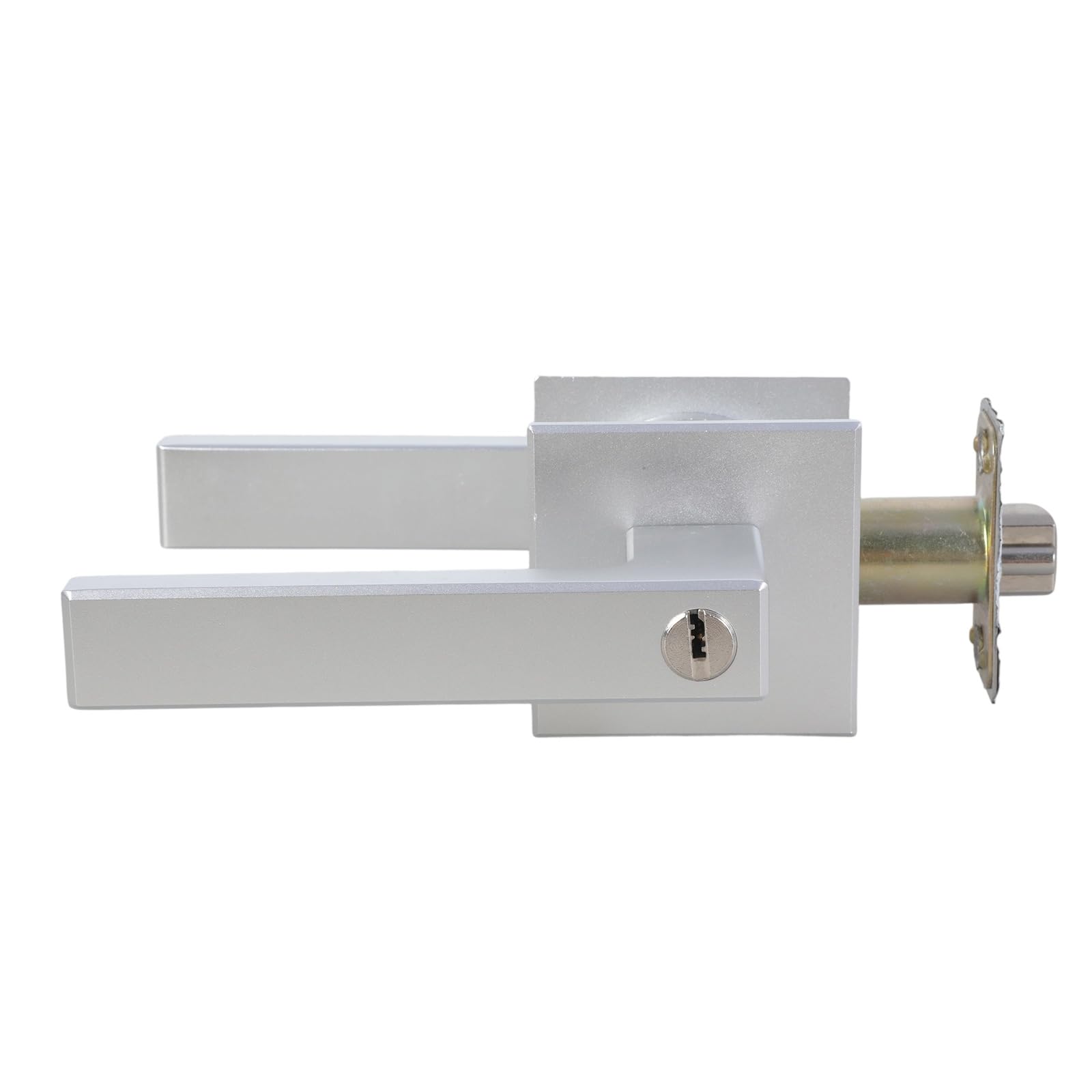 Buxuaaaa Silver Oxidation Keyed Alike Entry Door Levers With Deadbolts High Security Door Simple Installation For Front & Exterior Resistant