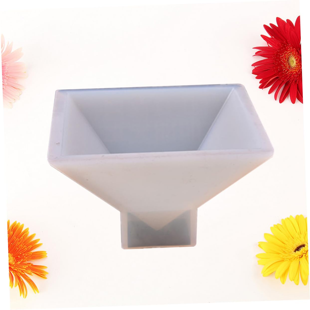Uonlytech Lot De 3 Moules Pyramidaux en Silicone pour Pâtisserie Décoration De Gâteaux Fondants Cristal Lavande