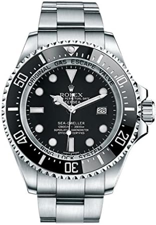 Rolex Sea Dweller Black Dial Stainless Steel Mens Watch 116660