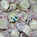 Blueberry Muffin Blue & White Gourmet Salt Water Taffy 1LB Bag