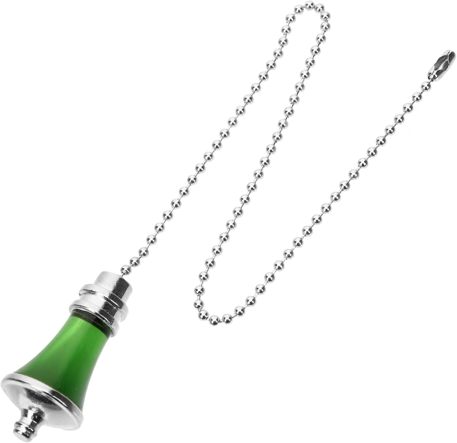 LIFKOME Extensor De Cadena De Tracción para Ventilador De Techo Cadena De Metal De Vidrio para Luz De Techo Cadena Prisma Lámpara Colgante De Bola Verde