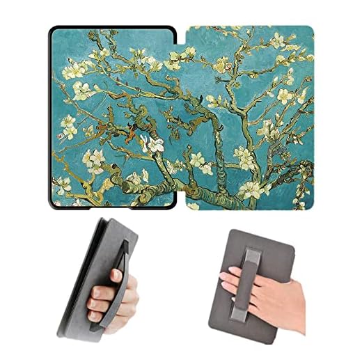 Capa para Kindle Paperwhite de 6,8 polegadas (11ª Geração - 2021) e capa Kindle Paperwhite Signature Edition com função de hibernação automática, recurso de alça de mão