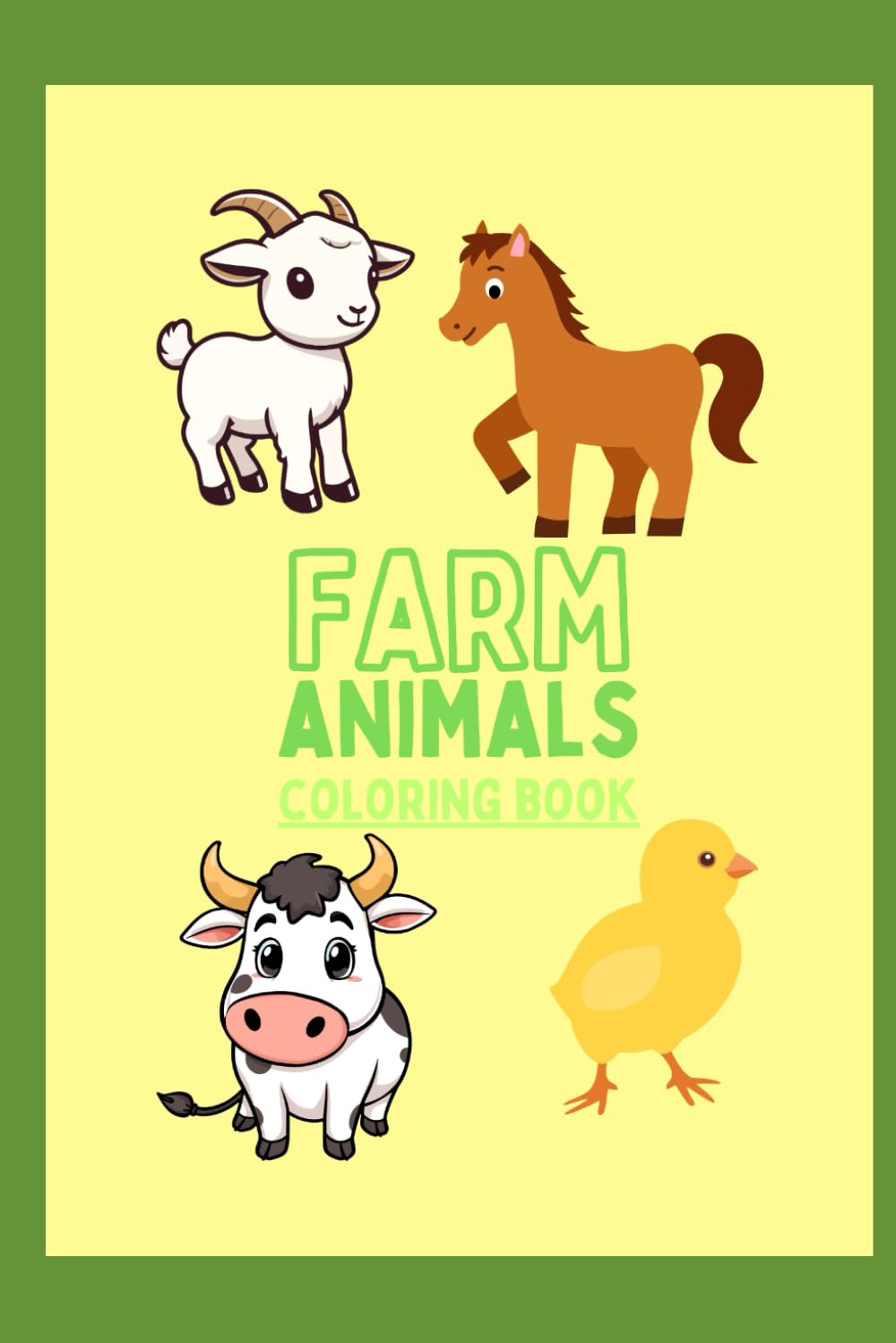 Farm animals Coloring Book