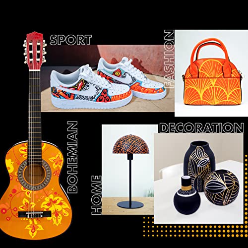 Marabu Yono Pastel Paint Markers - 6 Acrylic Paint Markers For Metal, Stone, Wood, Canvas, Glass, Ceramic, Plastic, Leather - Paint Pens For Rocks, Mugs, Graffiti, Tumbler Making, And Shoes #TOP2