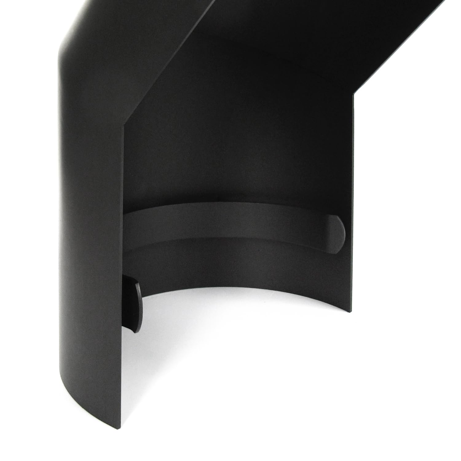 raik Thermoschild für Rauchrohrbogen 150 mm 90° Hitzeschutz für Ofenrohrbogen 3-teilig Stahl 2 mm Senotherm Beschichtung schwarz Kamin Zubehör reduziert Mindestabstand