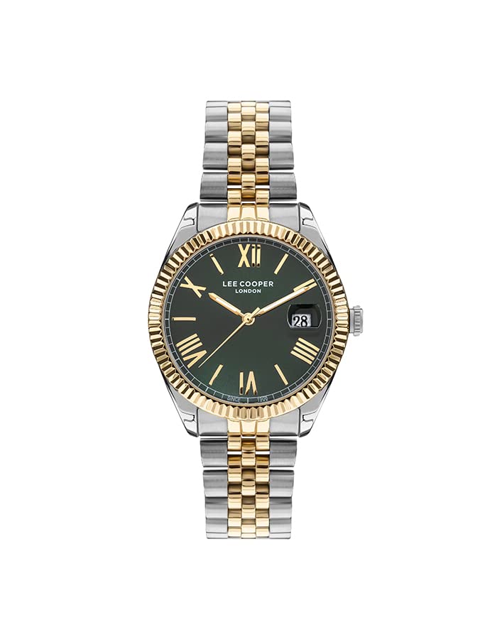Image of Lee Cooper Analog Green Dial Men's Watch-LC07449.270