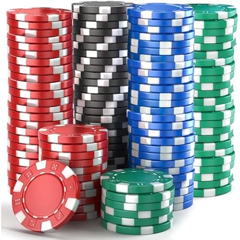 Kiddie Play 200 PCS Poker Chips Set Cover