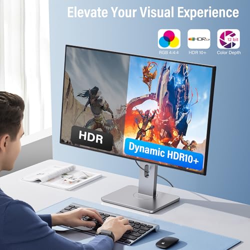 Cable DisplayPort 2.1 8K contra parpadeos en monitor gaming a 4K 240Hz y 120Hz 6