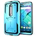 Moto X Pure Edition Case, i-Blason Armorbox Dual Layer Hybrid Full-body Protective Case For Motorola Moto X Style / Pure Edition 2015 with Front Cover and Builtin Screen Protector Bumpers (Blue)