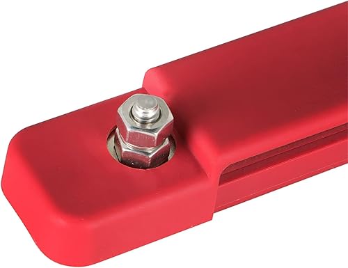 Miniatura 6 de labwork Barra colectora Barra de distribución de energía Bloque de distribución de energía con cubierta UL 94 HB 12V 180A 12 puntos DC Negro Rojo Par