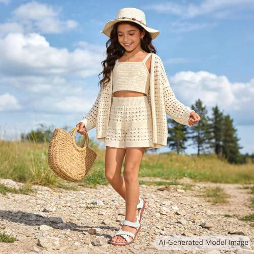 Image of Felix & Flora Toddler Girl Sandals - Little Girl Easter Dress Shoes Lightweight Open Toe Beach Holiday Flats