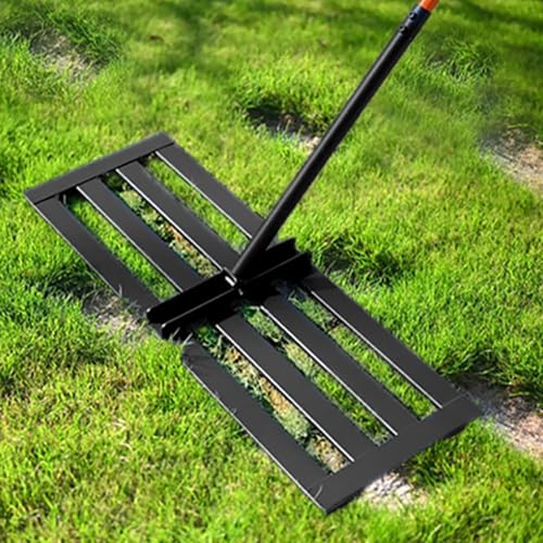 Lawn Leveling Rake, 30'x10' (Professional-Grade) Lawn Leveler Tool with 78'' Length Adjustable...
