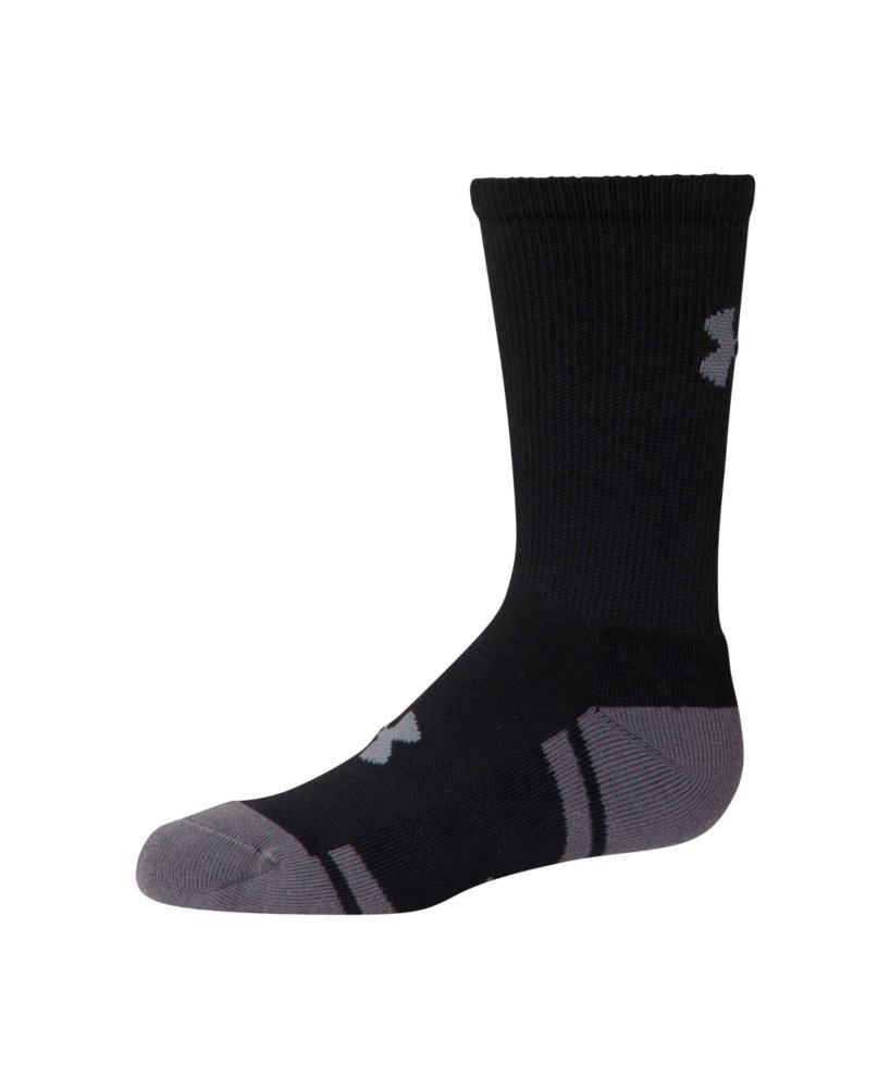 Under Armour Ua młodzieżowy rezystor 3.0 załoga 6 szt Dziewczynki Resistor 3.0 Crew Socks, Multipairs (1 w zestawie)