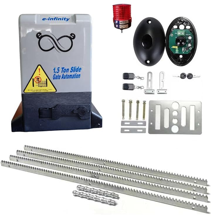 750W 1500KG Capacity Gear System Electric Sliding gate Opener Motor(with 13 month warranty) with 4 Gear Rack with Obstacle... - Review, Price and Buying Guide