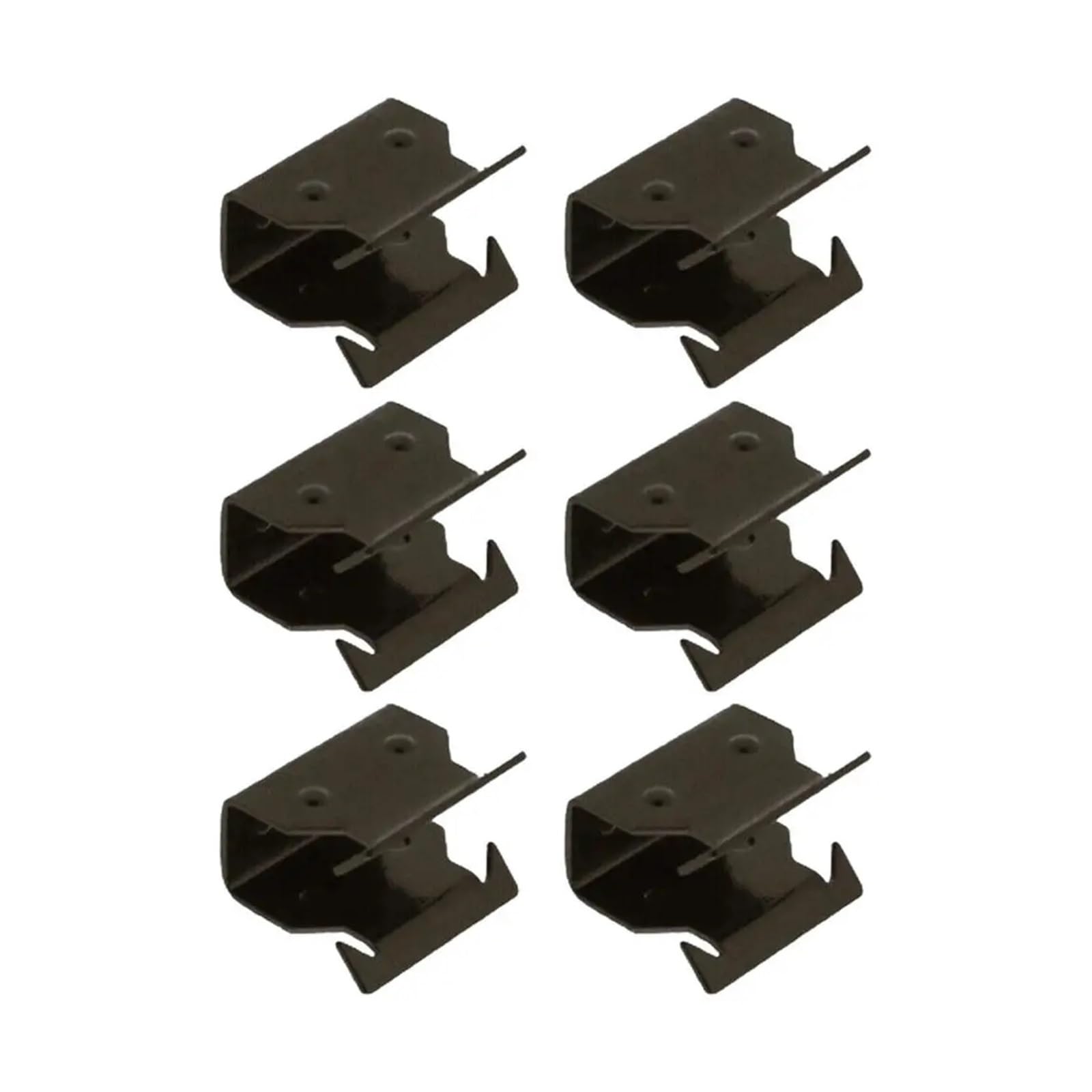 KXFVYNE 1 2 4 6pcs Compatible Mk2 Cowl Scuttle Panel Clips Metal Clamp Front Below Car Accessories(6pcs)