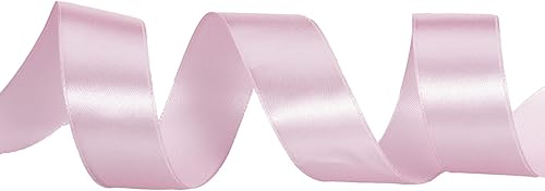 Vista 27 de Cinta de satén sólido azul real de 1 pulgada, cinta de tela artesanal de 50 yardas para envolver regalos, ramos florales, decoración de fiesta