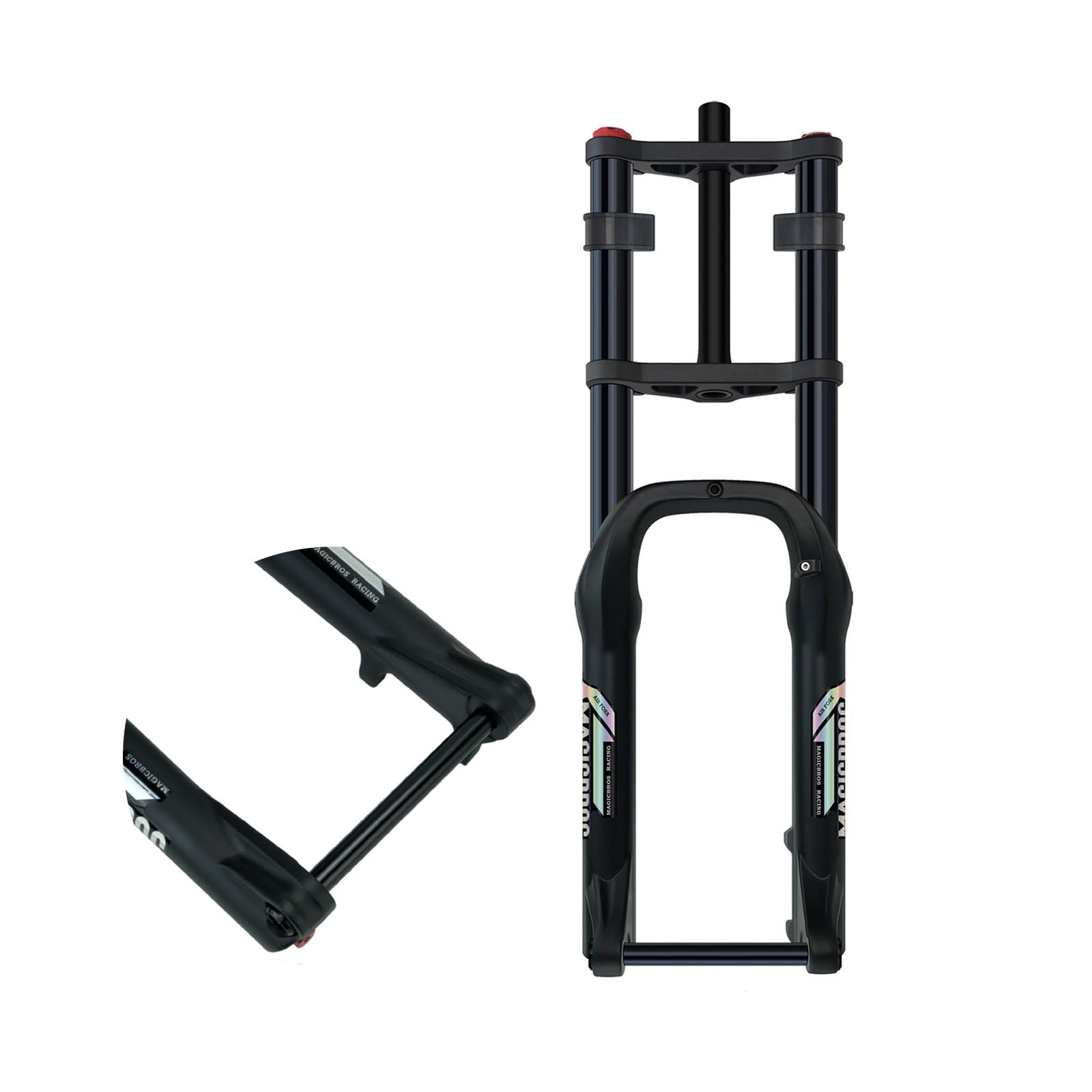 Amazon.com: BSFHQS 20 26'' Electric Bike Suspension Fork 4.0 Fat