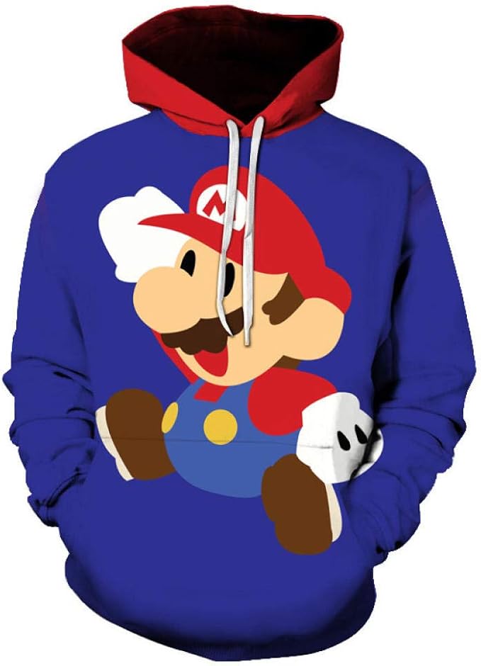 Mario sweatshirt boys Clearance